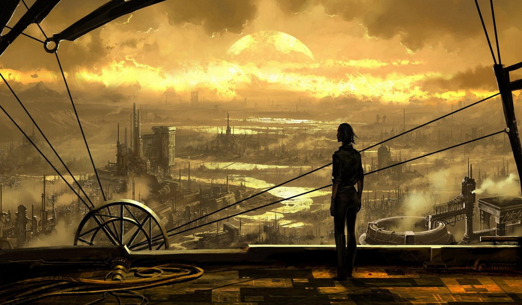 Город будущего стимпанк