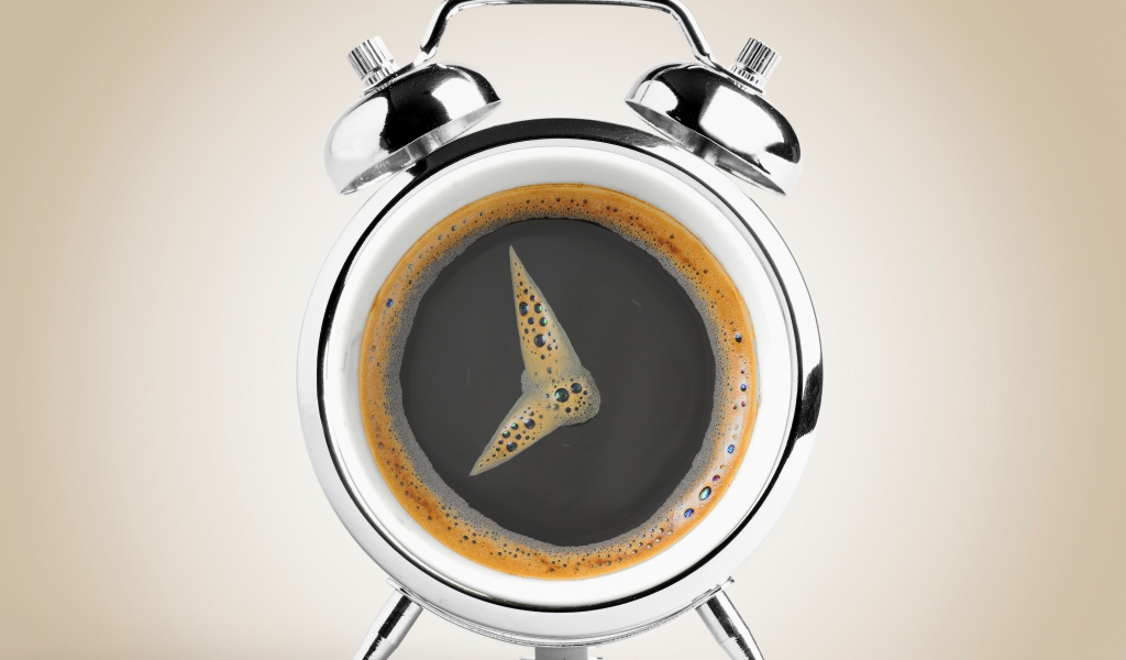 Кофе утром как будильник