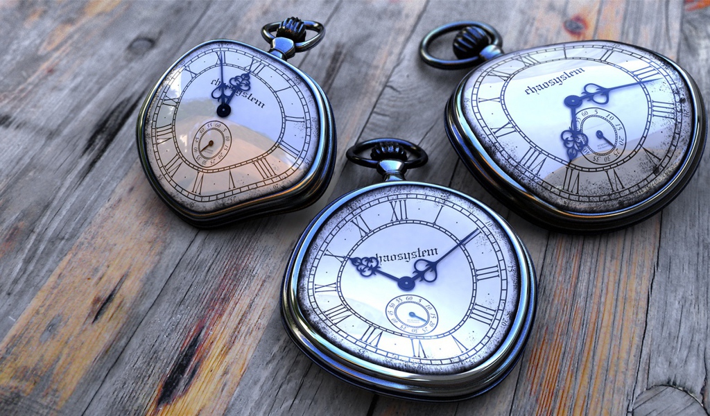 Изогнутые часы