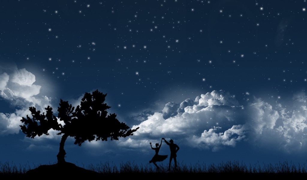 Танец под луной