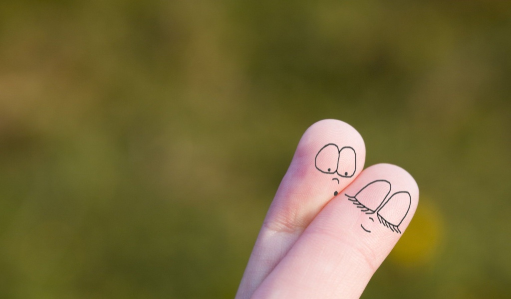 Рисунки на пальцах рук