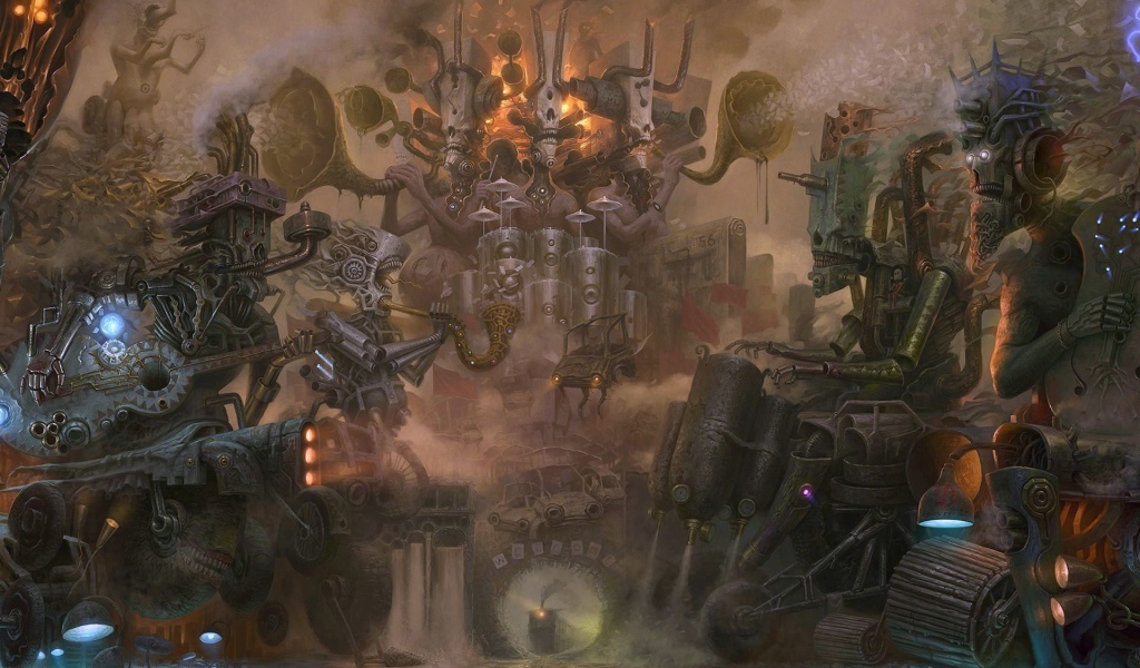 Фантастические конструкции стимпанк