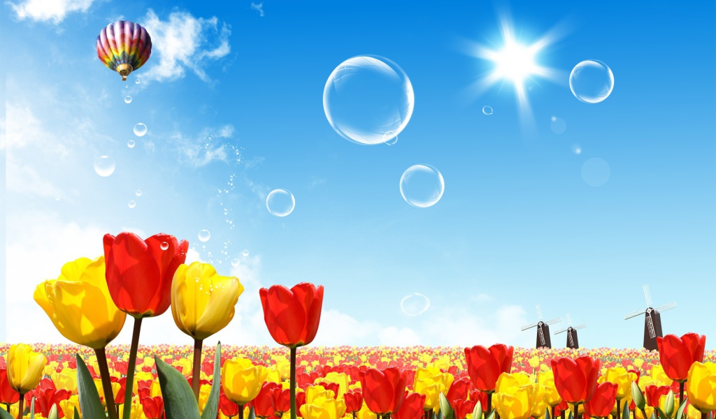 Фантастический цветочный мир