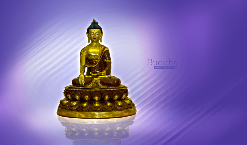 Золотая фигурка Будды