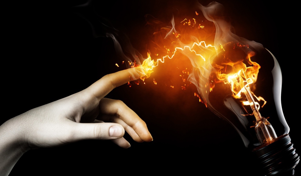 Рука и молния