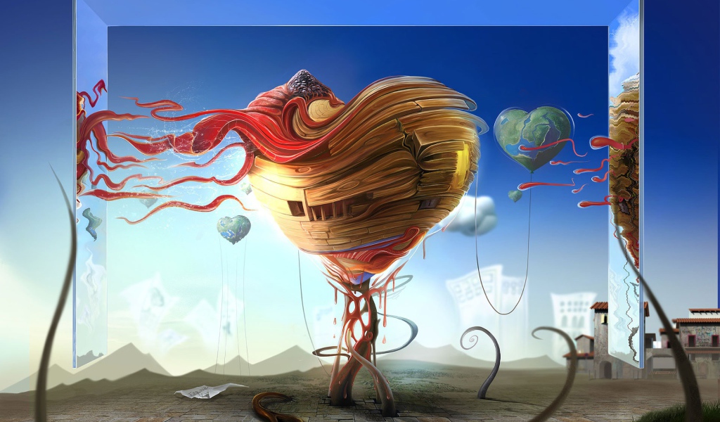 Летающее сердце