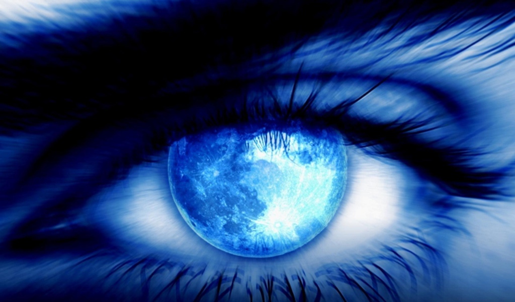 Неоновый глаз