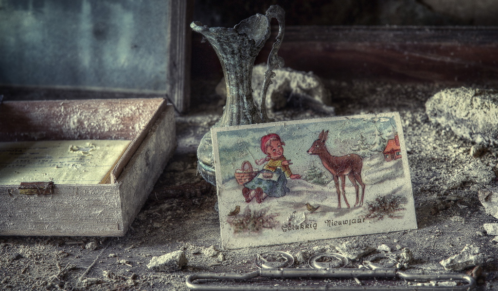 Старая поздравительная открытка