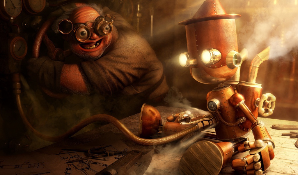 Буратино в стиле стимпанк