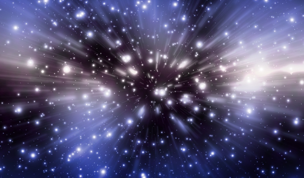 Светящиеся точки в движении