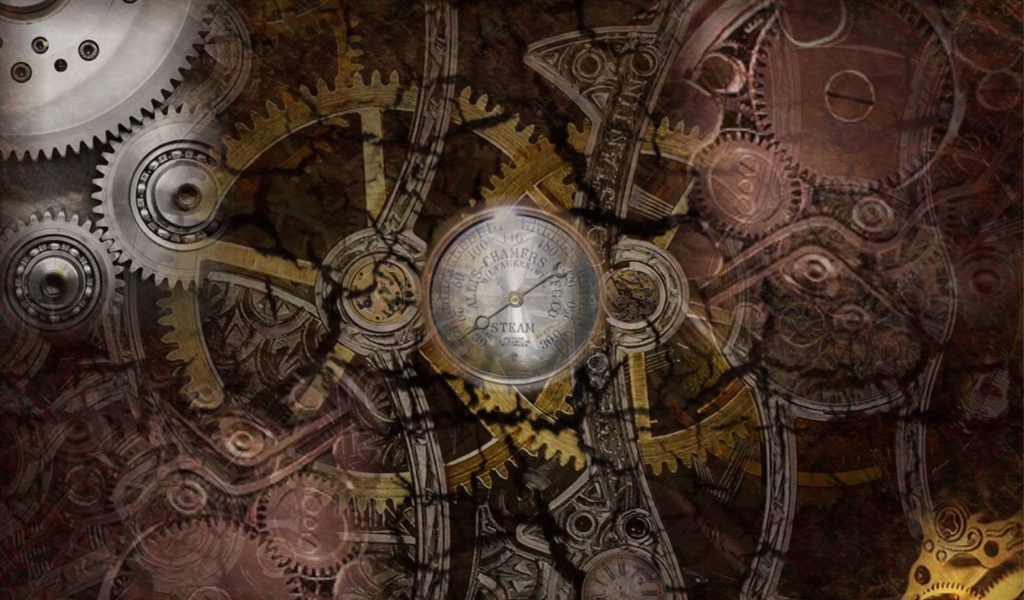 Бег времени стимпанк