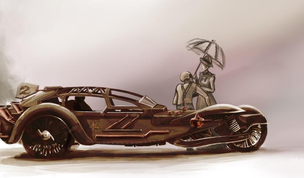 Облик автомобиля стимпанк