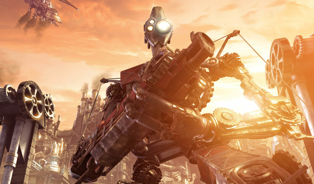 Робот будущего стимпанк