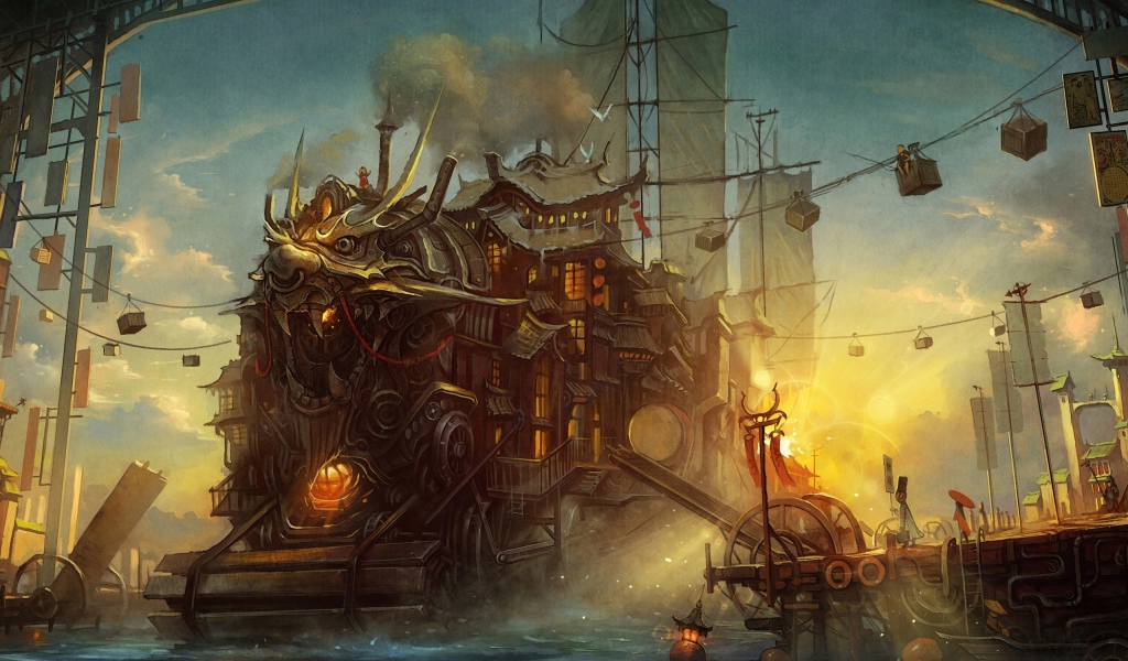 Техно монстр стимпанк