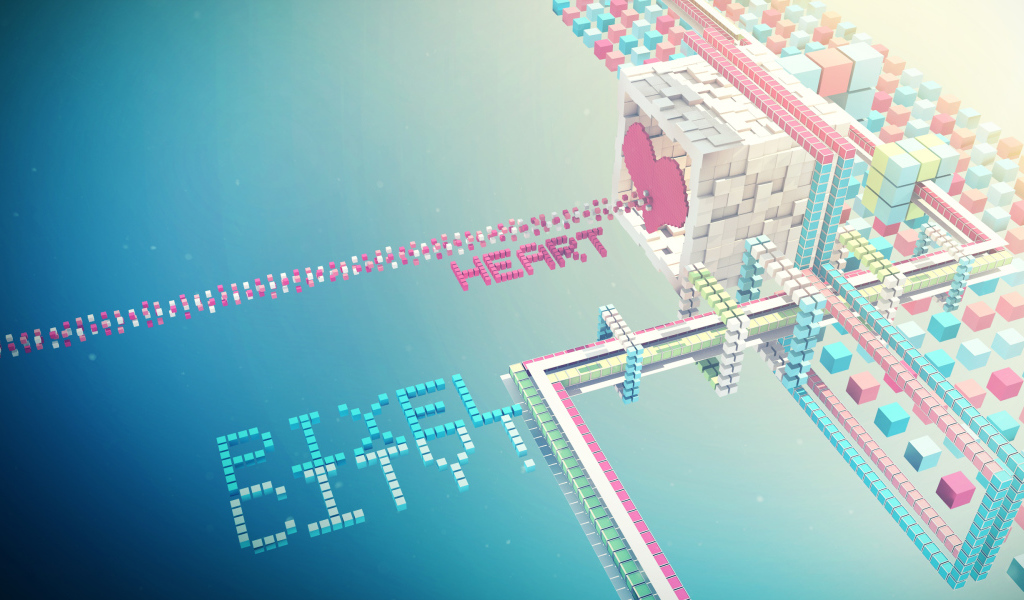 Город из кубиков