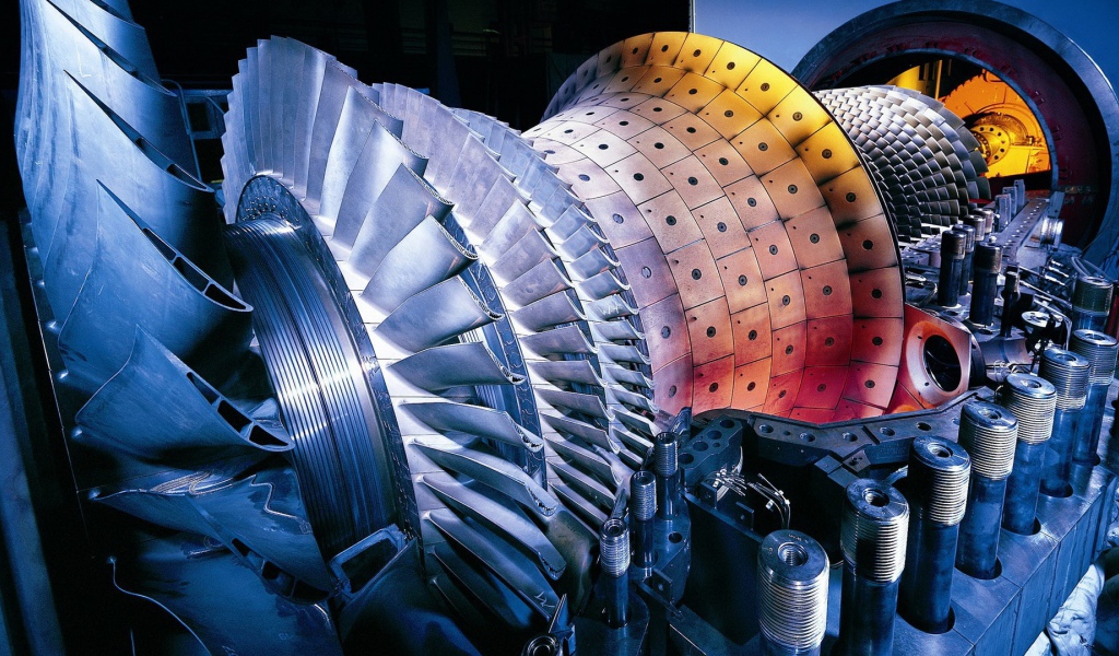 Турбина электростанции