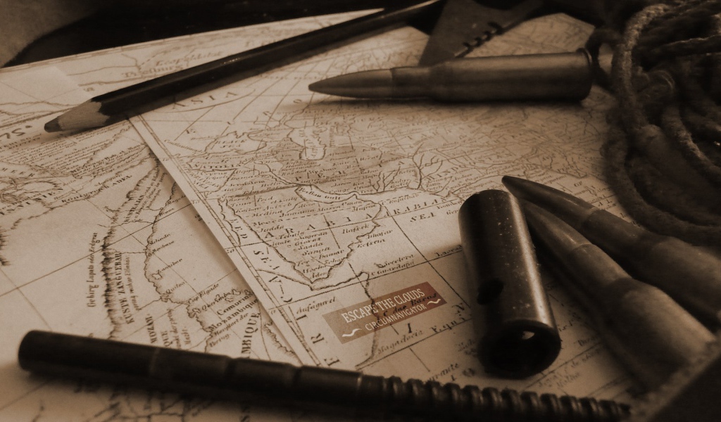 Карта мира стимпанк