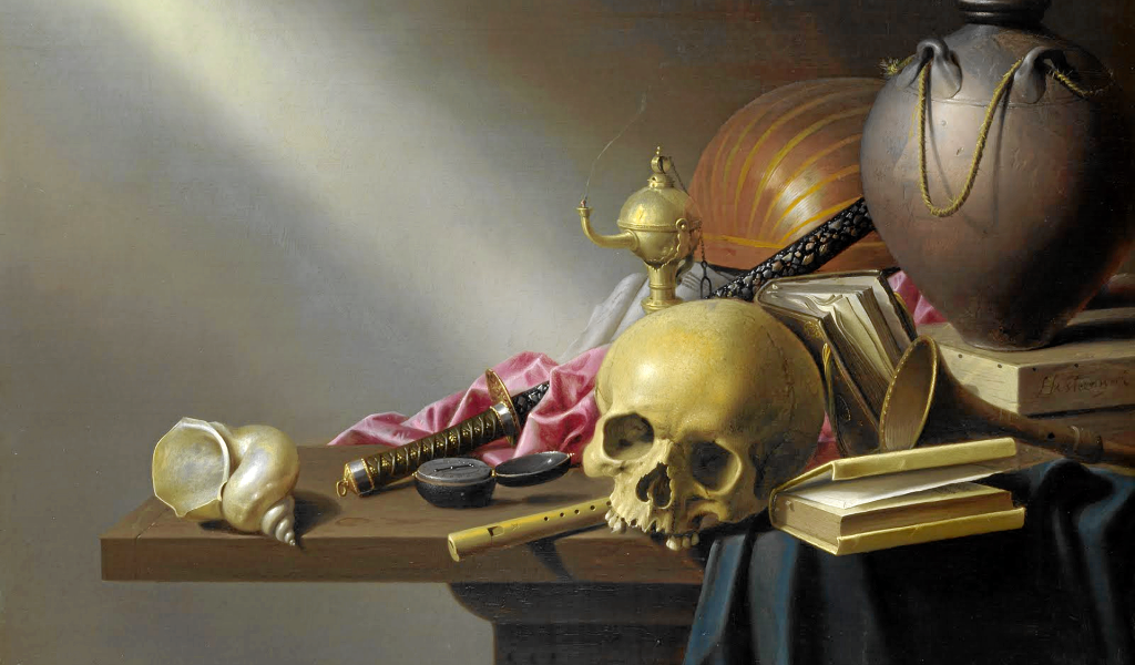 Рисунок с черепом