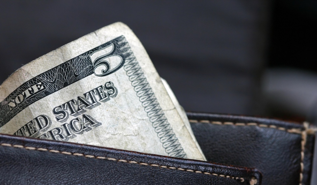 Деньги в кошельке