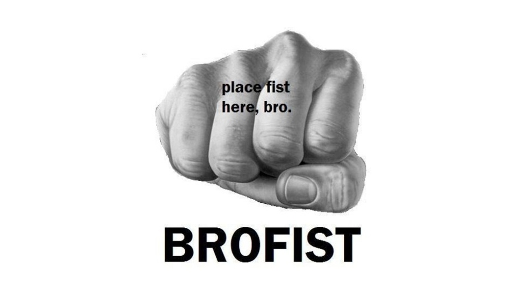 Кулак на белом фоне