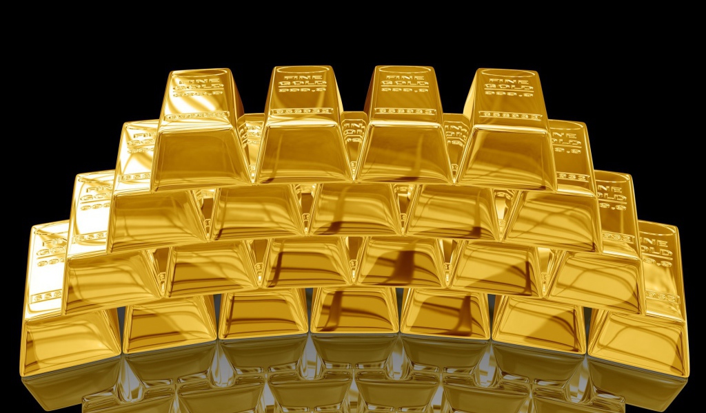 Слитки золота