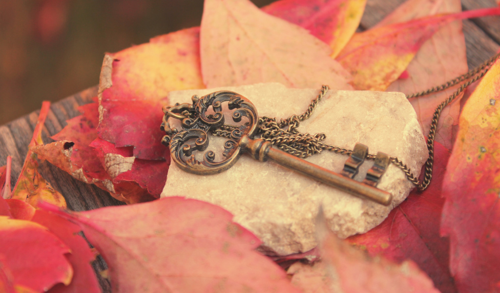 Ключ с цепочкой