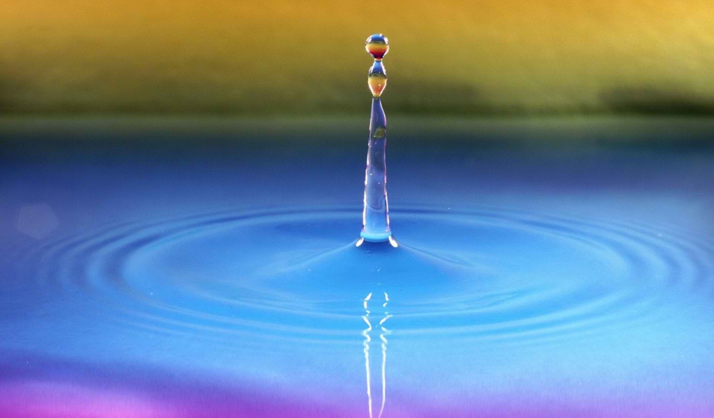 Падение капли в воду