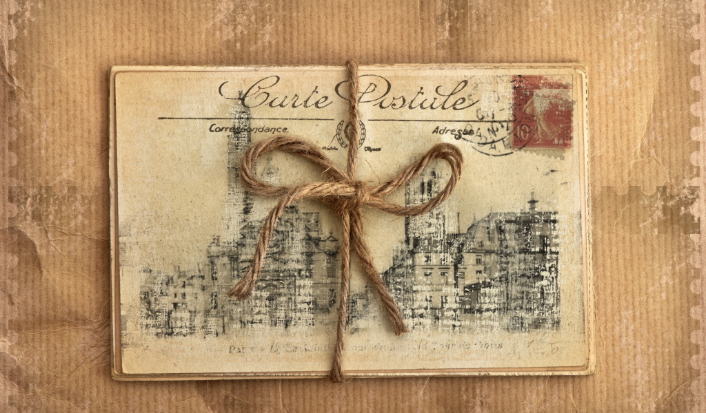 Письмо перевязанное веревкой