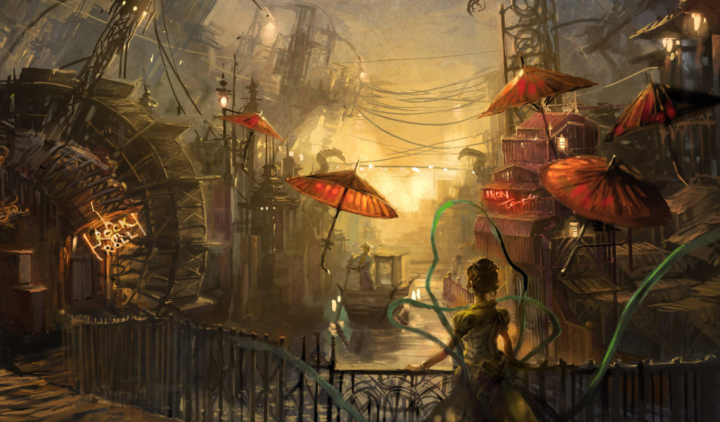 Технологии убивают город стимпанк