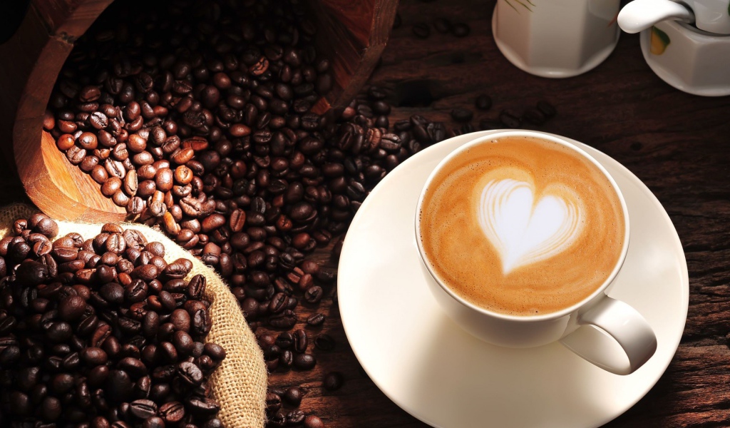 Чашка кофе с сердцем