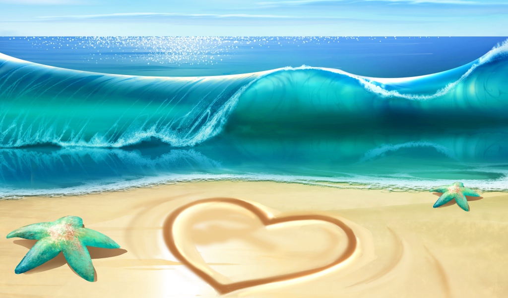 Сердце на песке