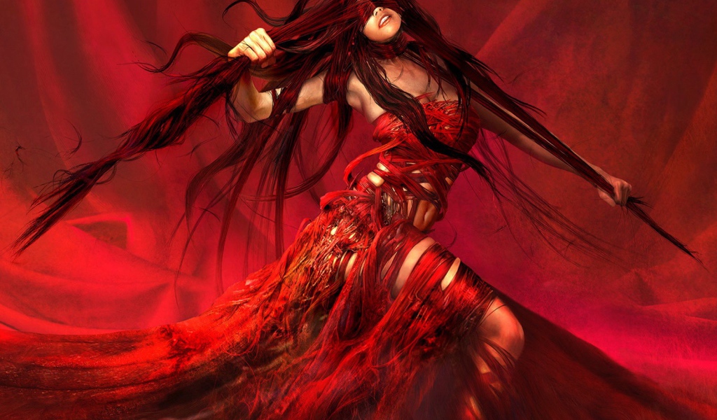 Женщина в движении