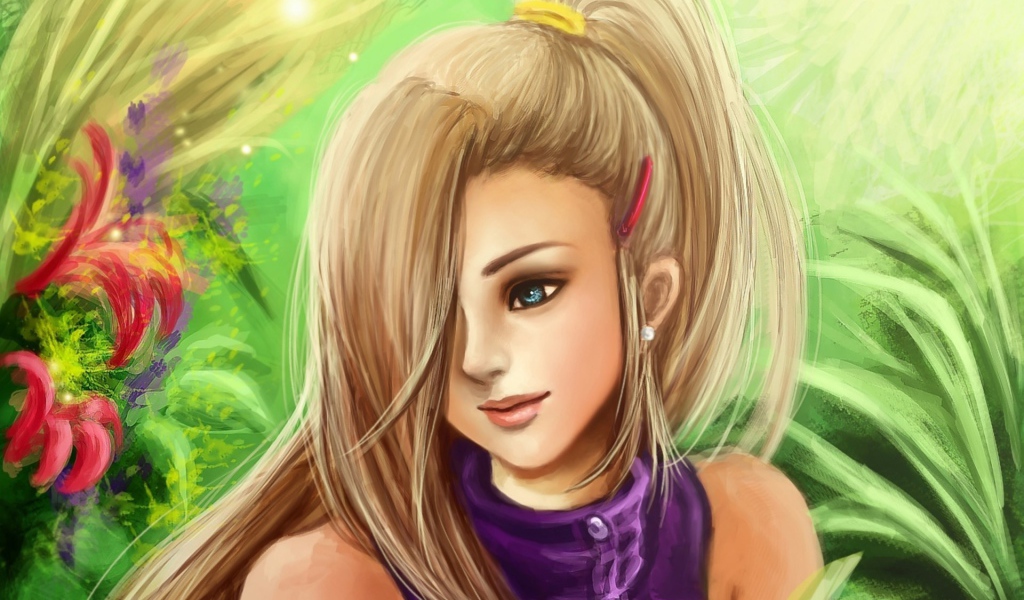 Портрет блондинки