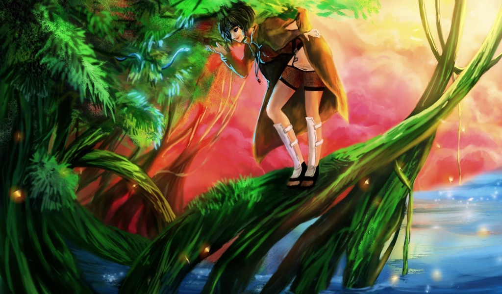 Девочка на дереве