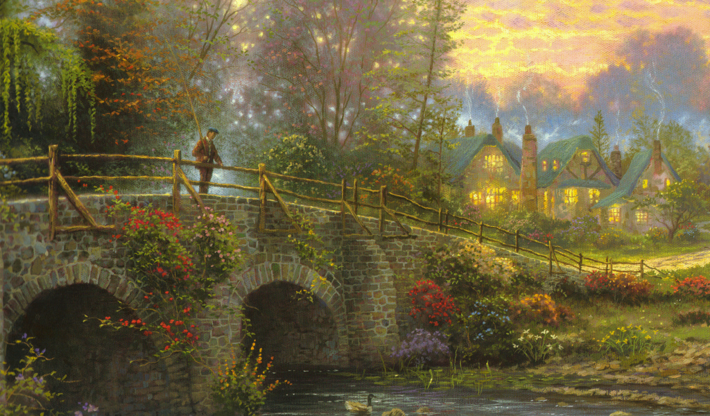 Человек на мосту