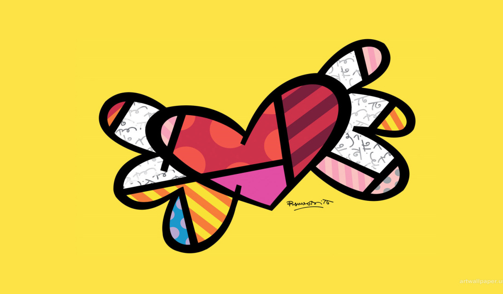 Картина Энди Уорхола Сердце