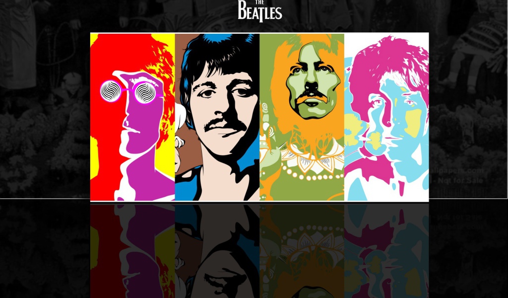 Картина Энди Уорхола The Beatles