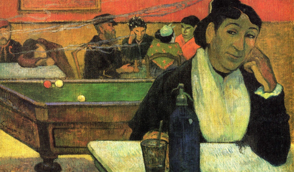 Картина Сезанна - Пьяный бар