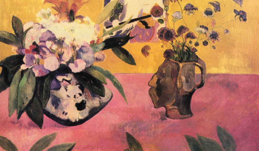 Картина Сезанна - Цветочная композиция