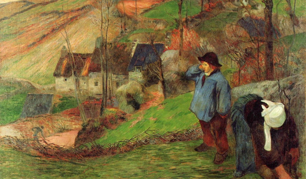 Картина Сезанна - Маленький мальчик