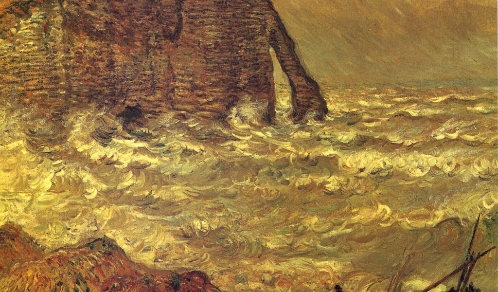 Картина Клода Моне - океан