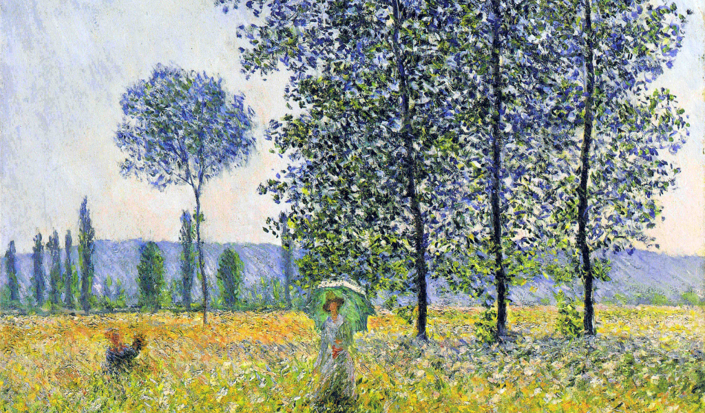 Картина Клода Моне - Солнечный свет