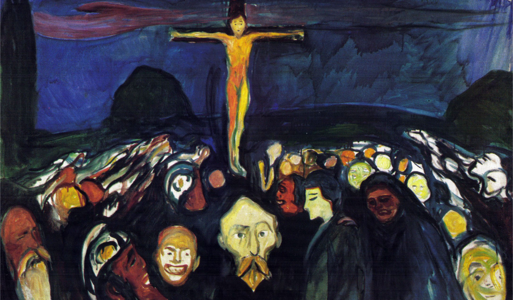 Картина Эдварда Мунка - Голгофа