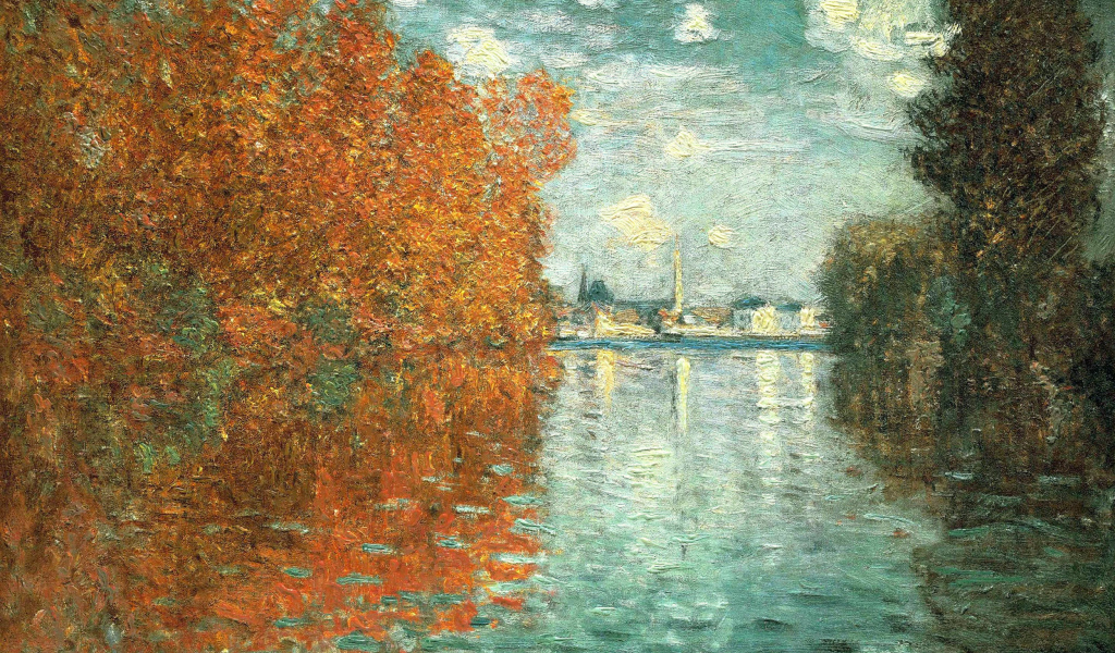 Картина Моне - Осенний эффект