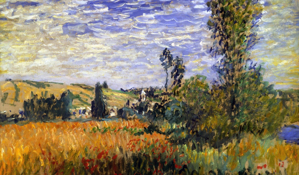 Картина Моне - момент Вечера