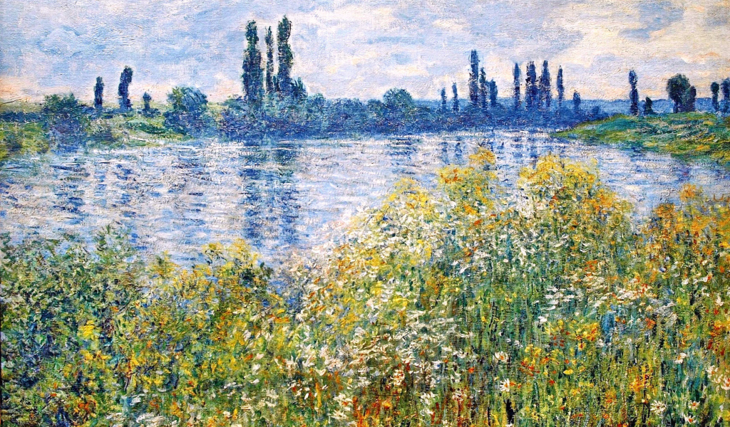 Картина Моне - Цветы