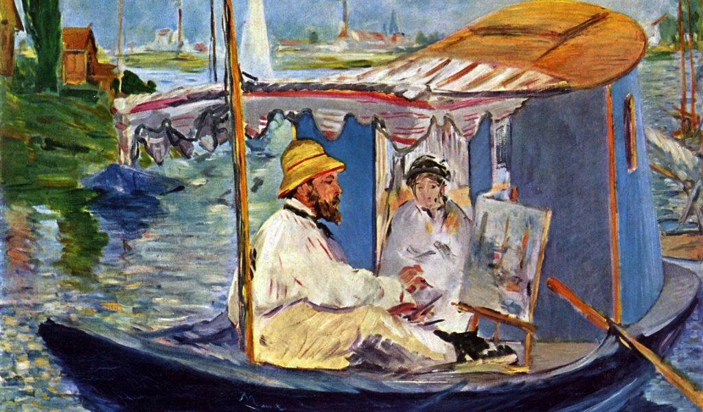 Картина Моне - Художник