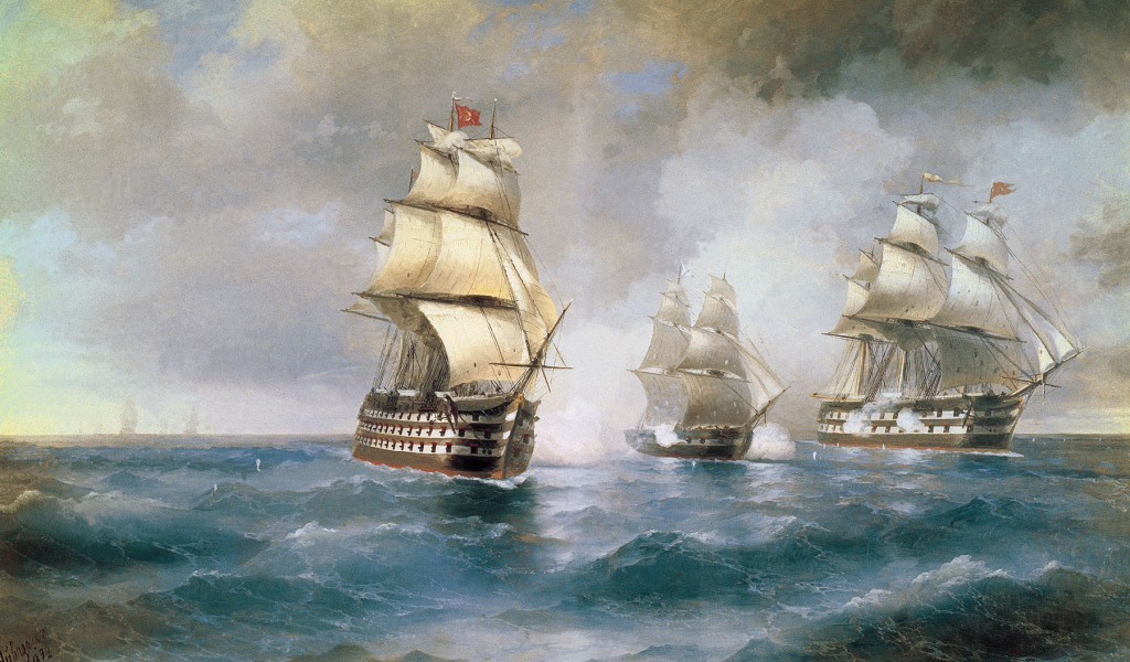 Картина Никаса Сафронова - Корабли