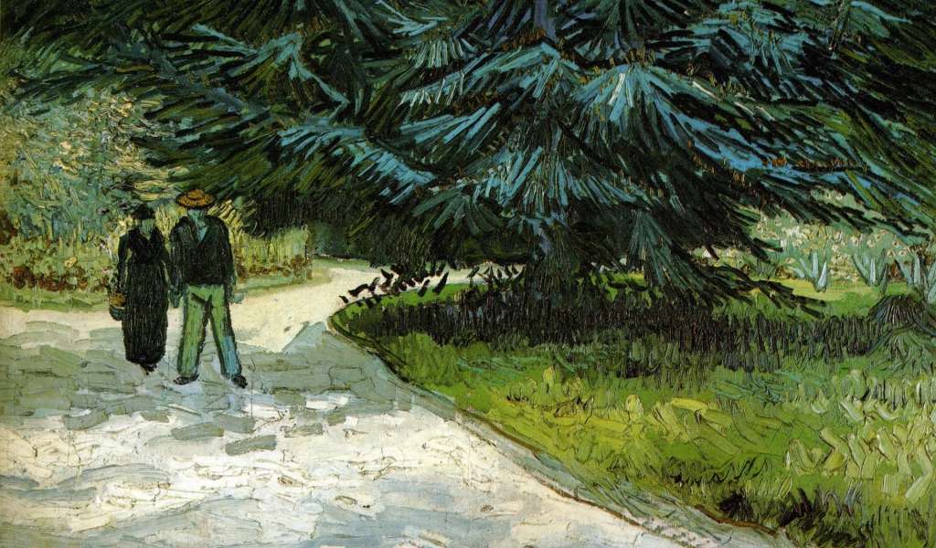 Картина Винсента Ван Гога - огромное дерево