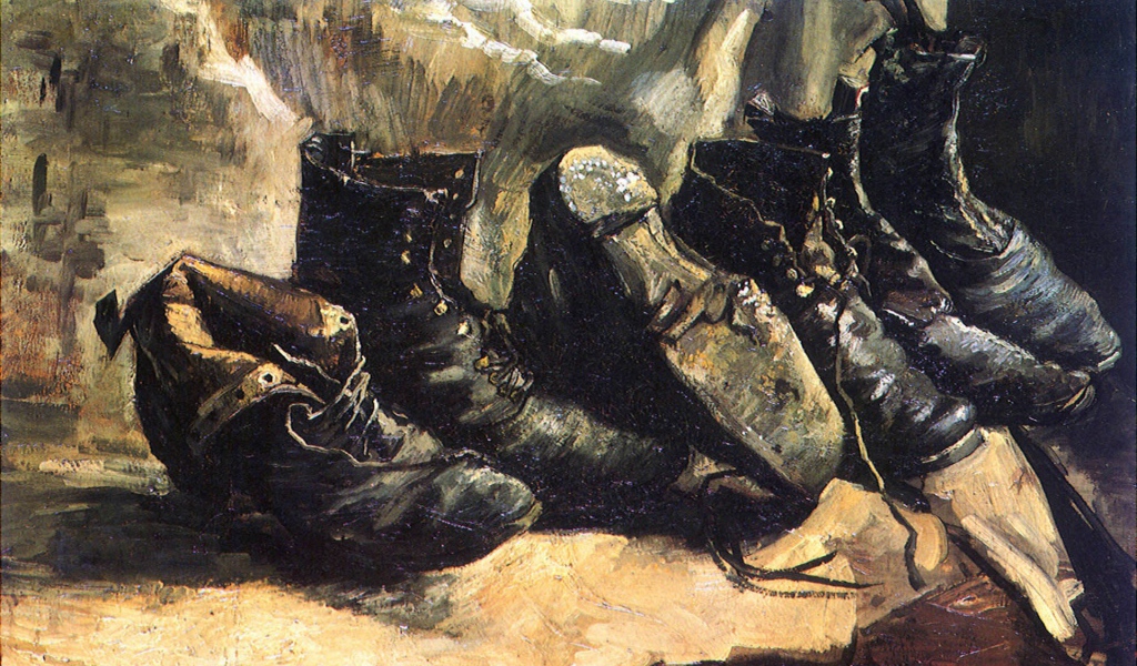 Картина Винсента Ван Гога - Старые туфли